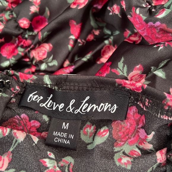 NWOT For Love And Lemons Melrose Mini Dress -  Size Medium - Picture 8 of 12